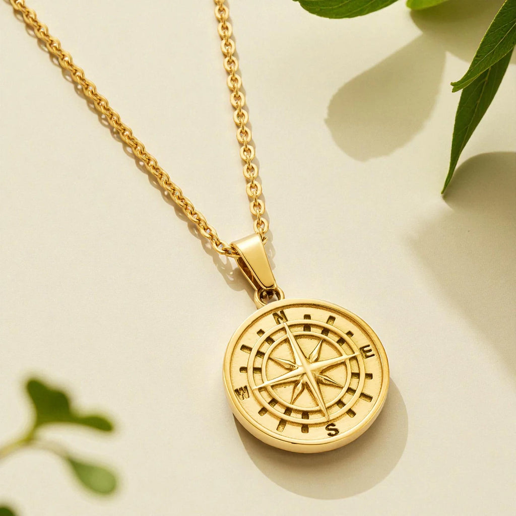 Compass Pendant (Gold)