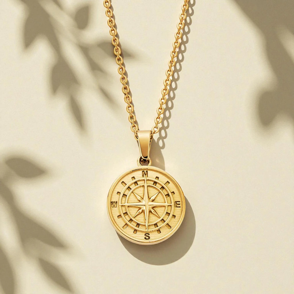 Compass Pendant (Gold)