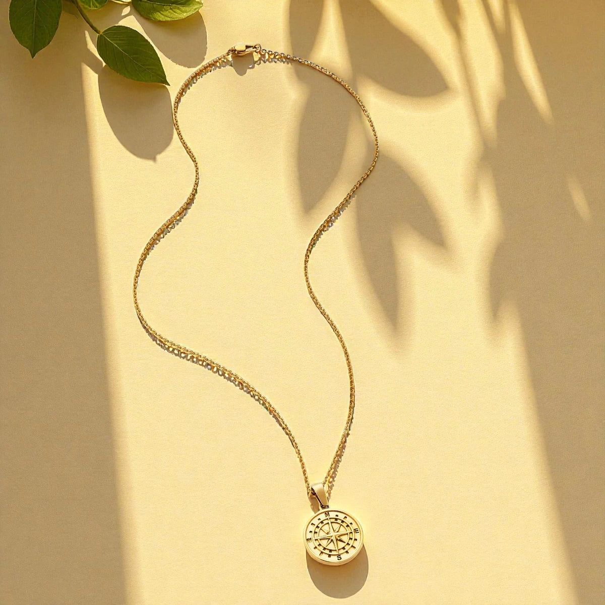 Compass Pendant (Gold)