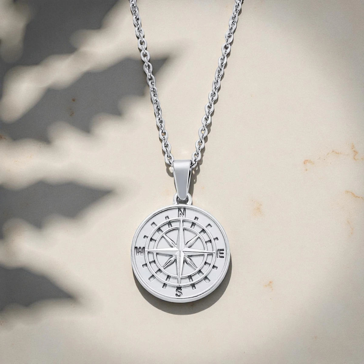 Compass Pendant (Silver)