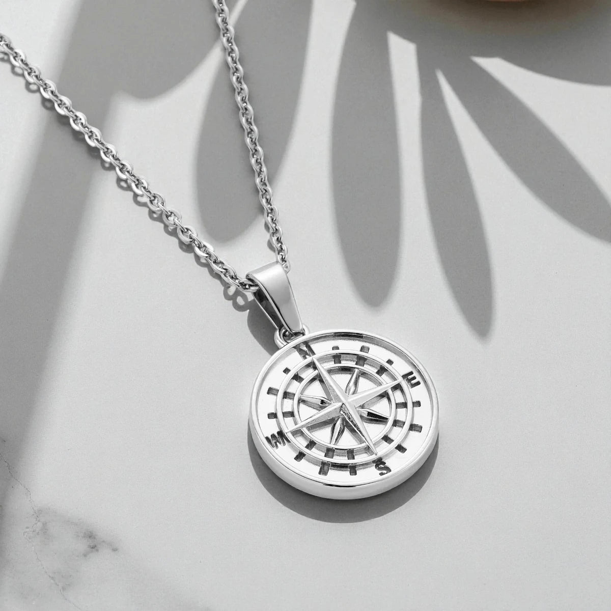 Compass Pendant (Silver)