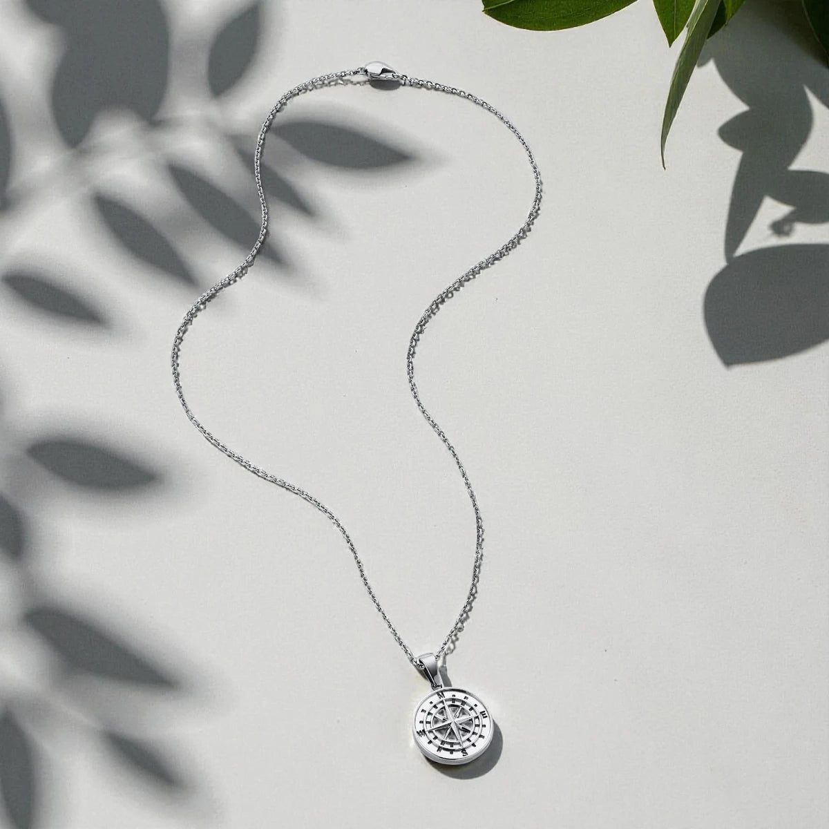 Compass Pendant (Silver)
