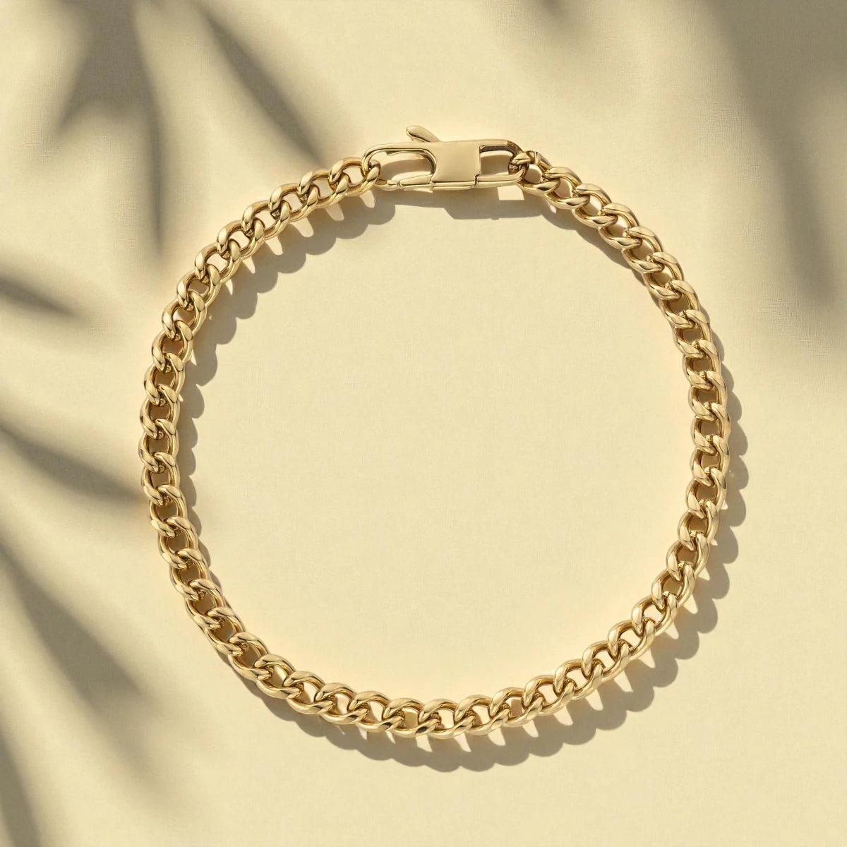 Cuban Bracelet (Gold) 4mm
