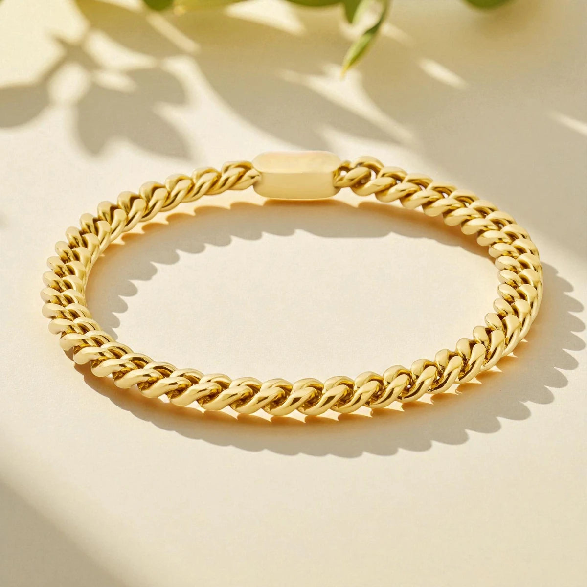 Cuban Bracelet (Gold) 6mm