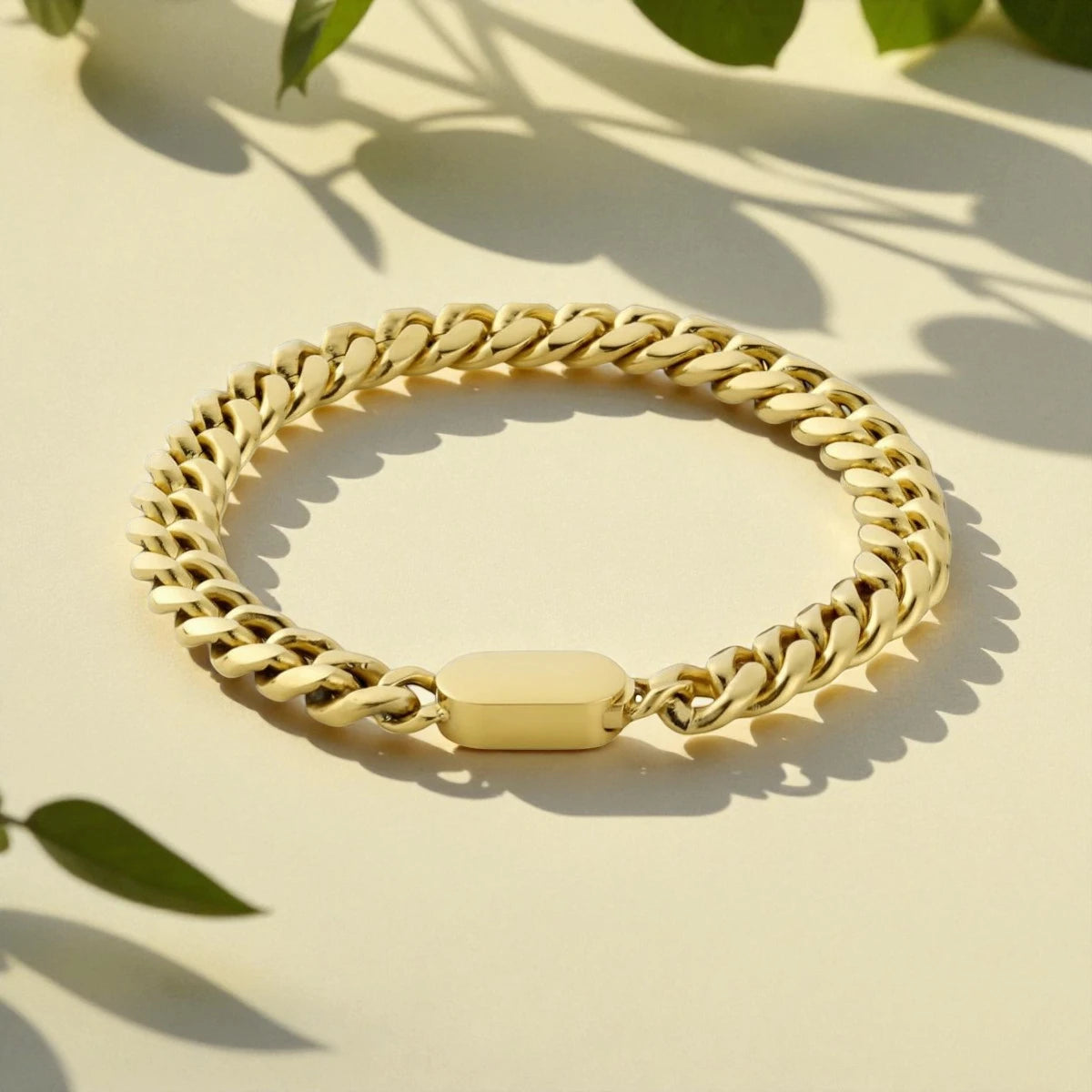 Cuban Bracelet (Gold) 8mm