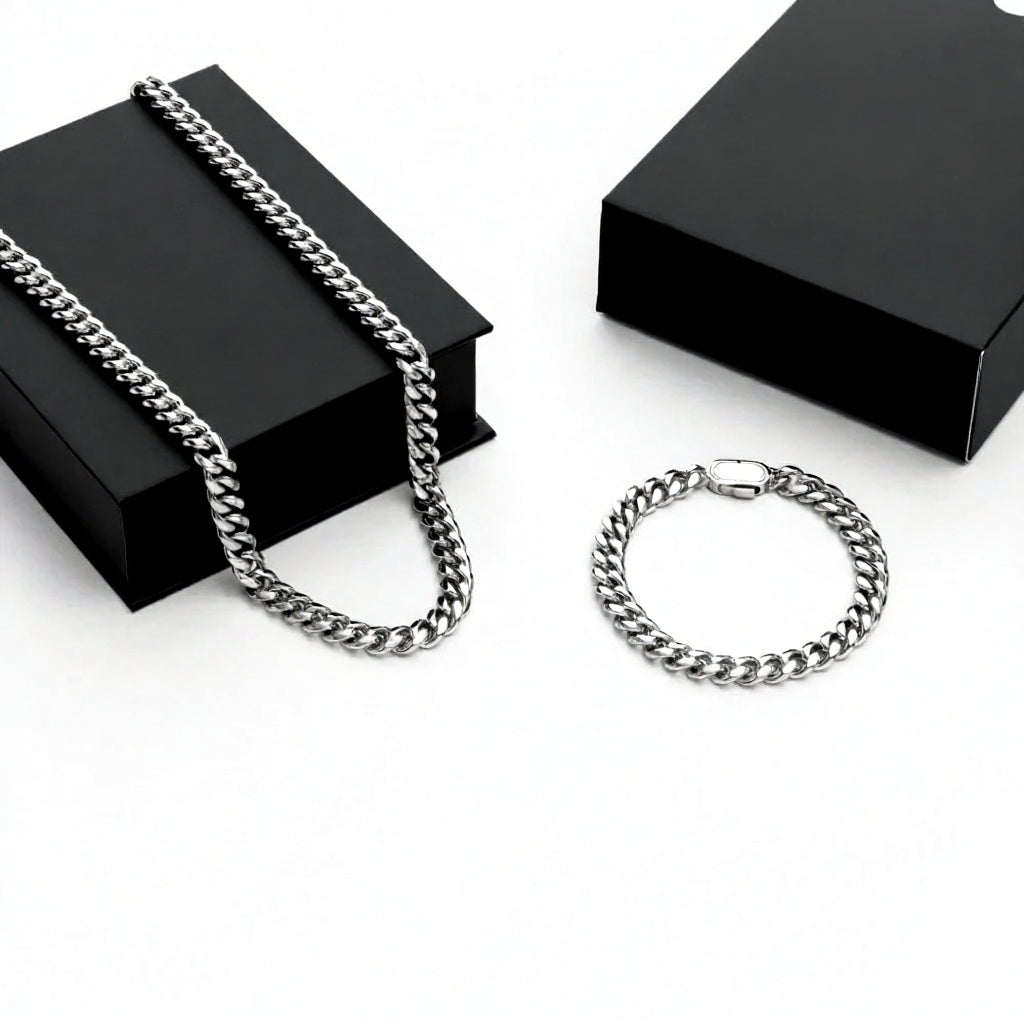 Cuban Gift Set (Silver)