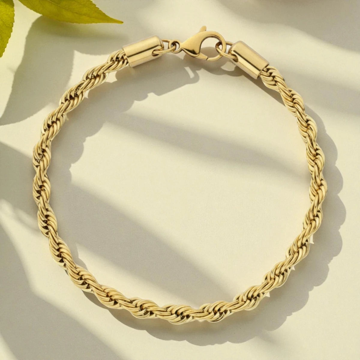 Rope Bracelet (Gold) 5mm